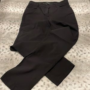 George black on black woman’s jeans